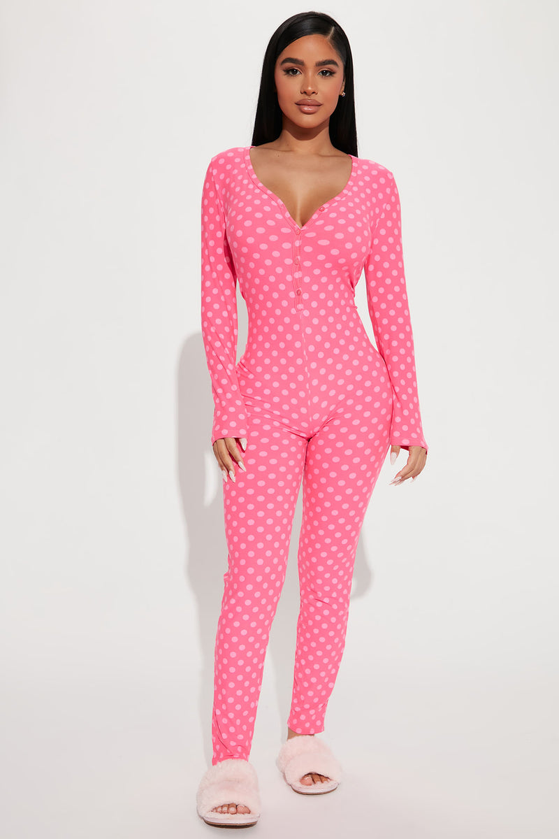 Fashion nova 2024 polka dot jumpsuit