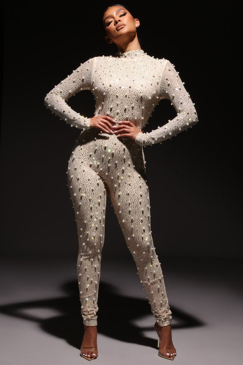 Pearl clearance embellished jumpsuit