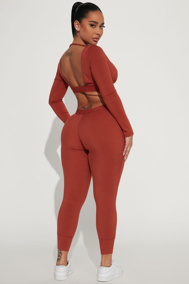 Minna Legging Set Rust Fashion Nova, Matching Sets Fashion Nova