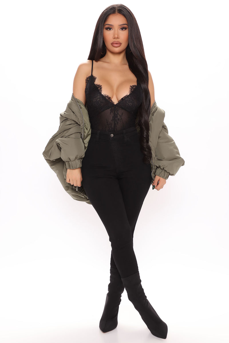 Lace bodysuit fashion nova deals
