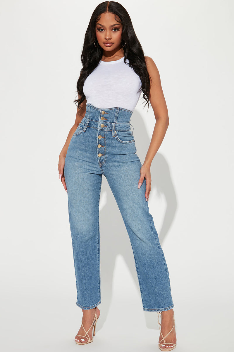 Corset waist jeans hotsell