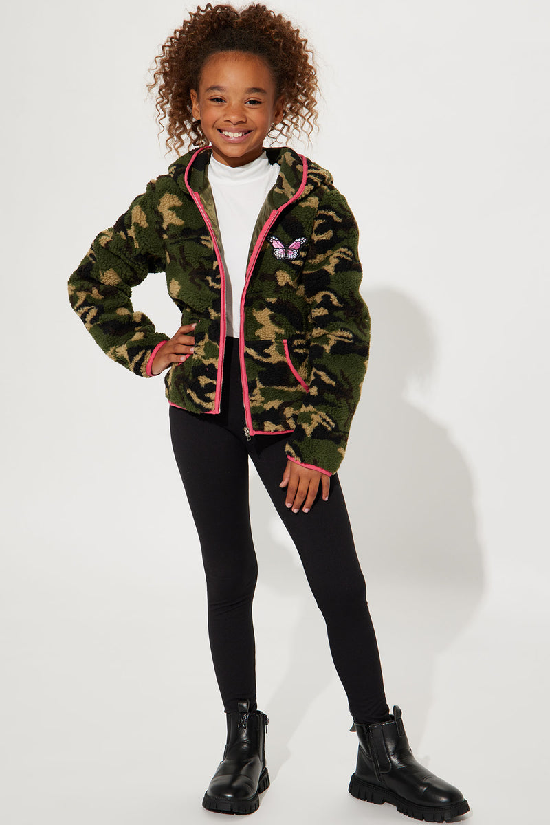 Girls camo parka discount