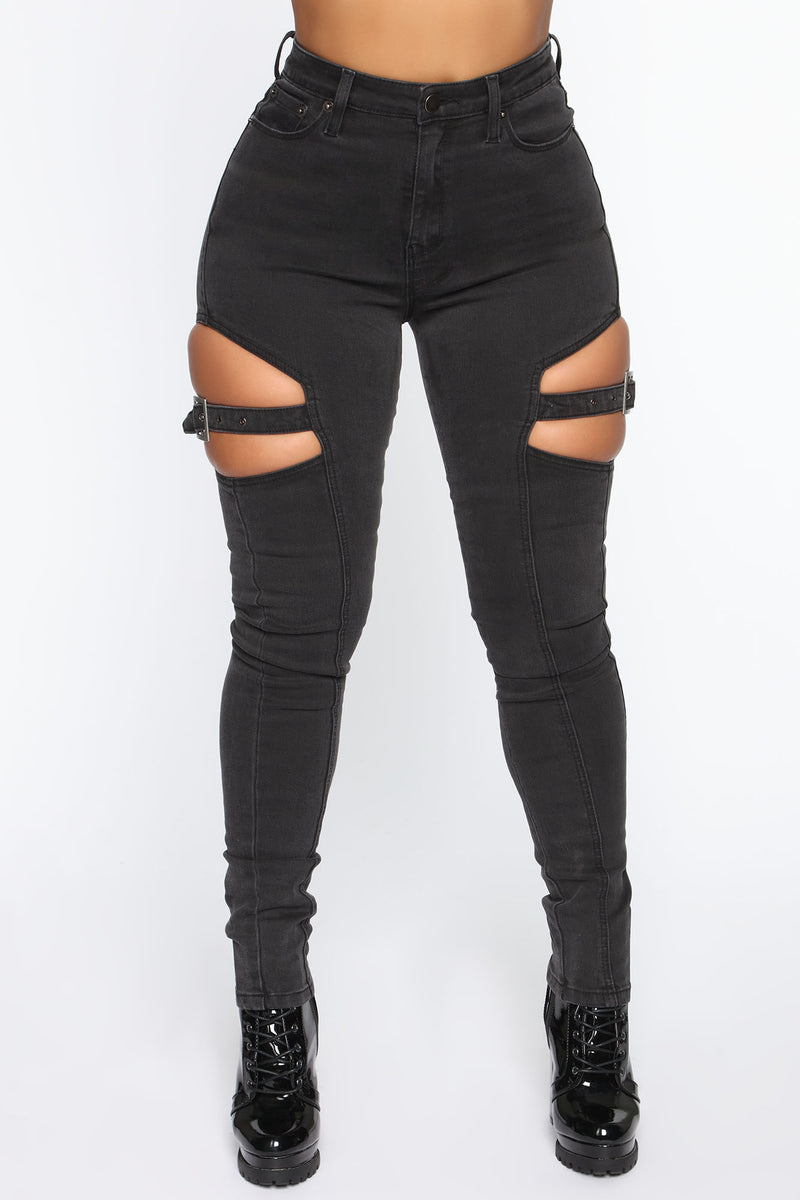 Fashion nova buckle jeans 2025