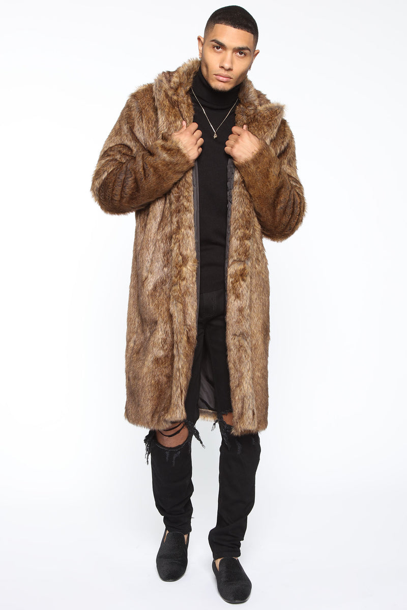 Fur jacket fashion outlet nova