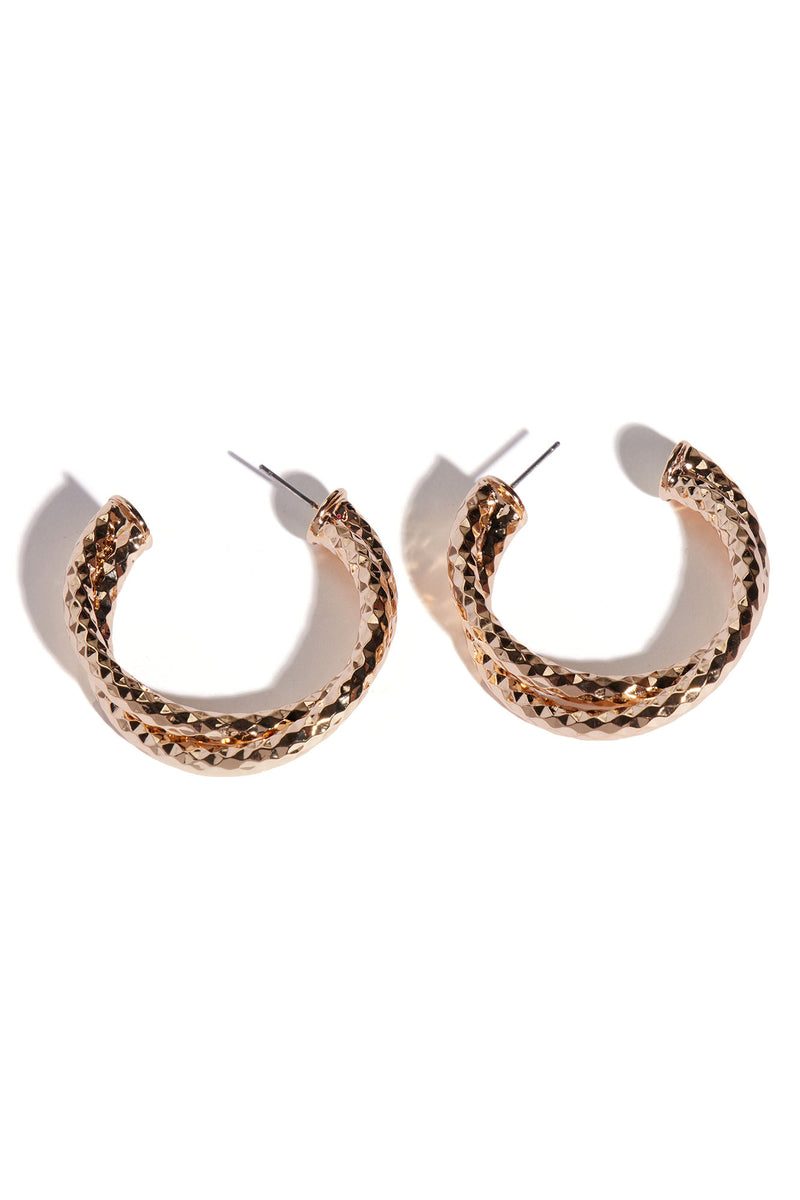 Overlapping Plans Earrings Gold Fashion Nova, Jewelry Fashion Nova