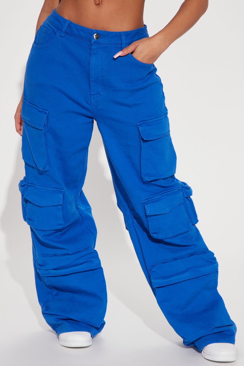 Fashion Rise Nova, Jean | Blue Nova Tokyo | High - Cargo Jeans Nights Fashion