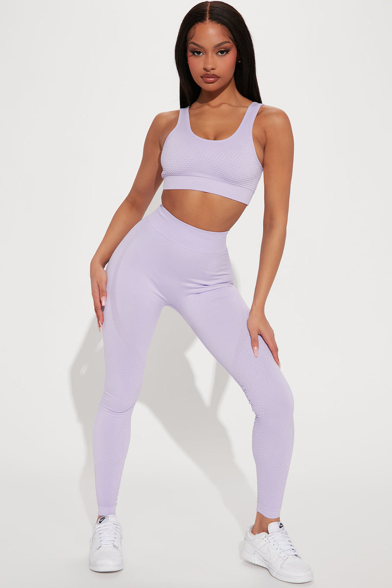 Lavender leggings sales