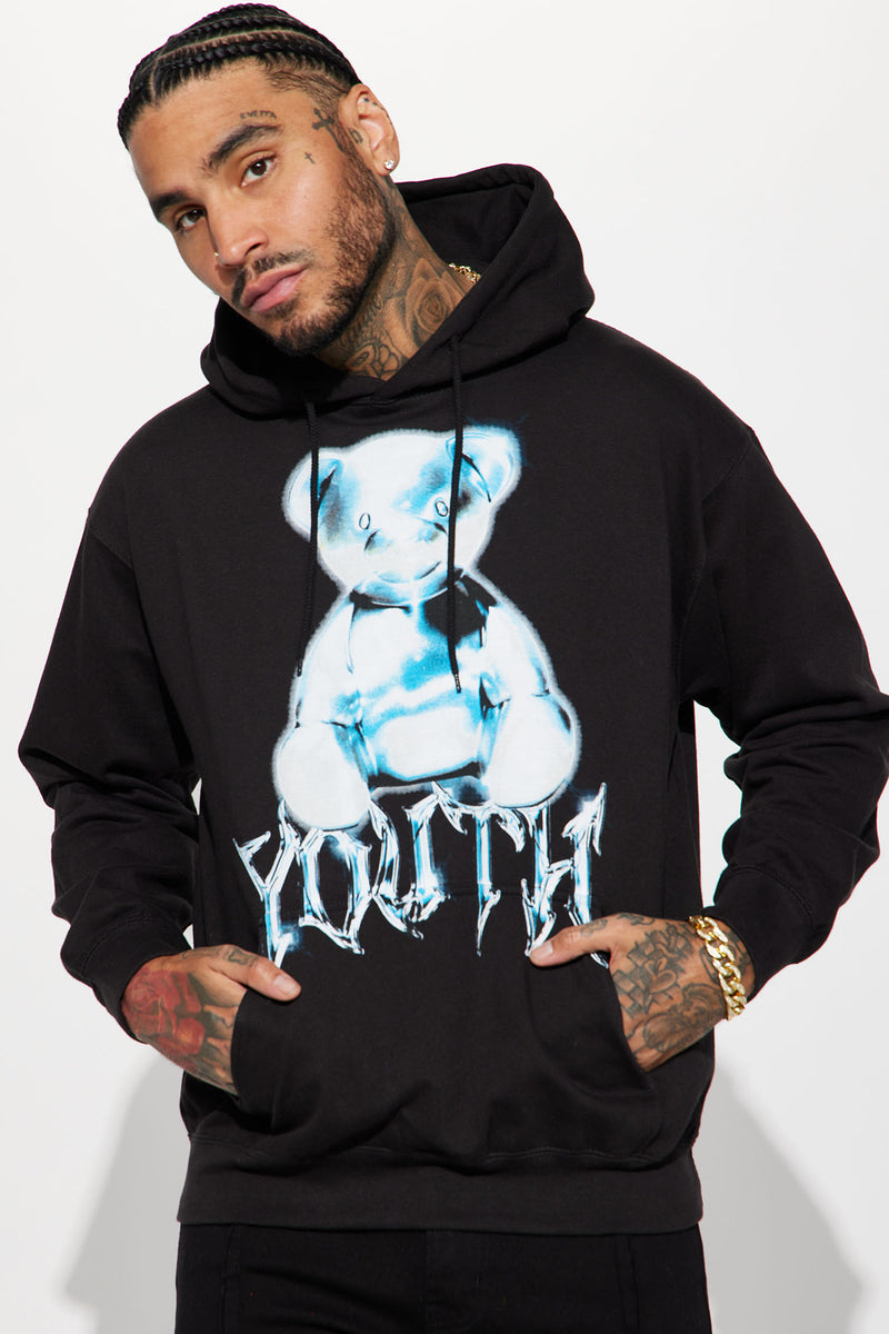 Fashion nova teddy bear hoodie Clearance