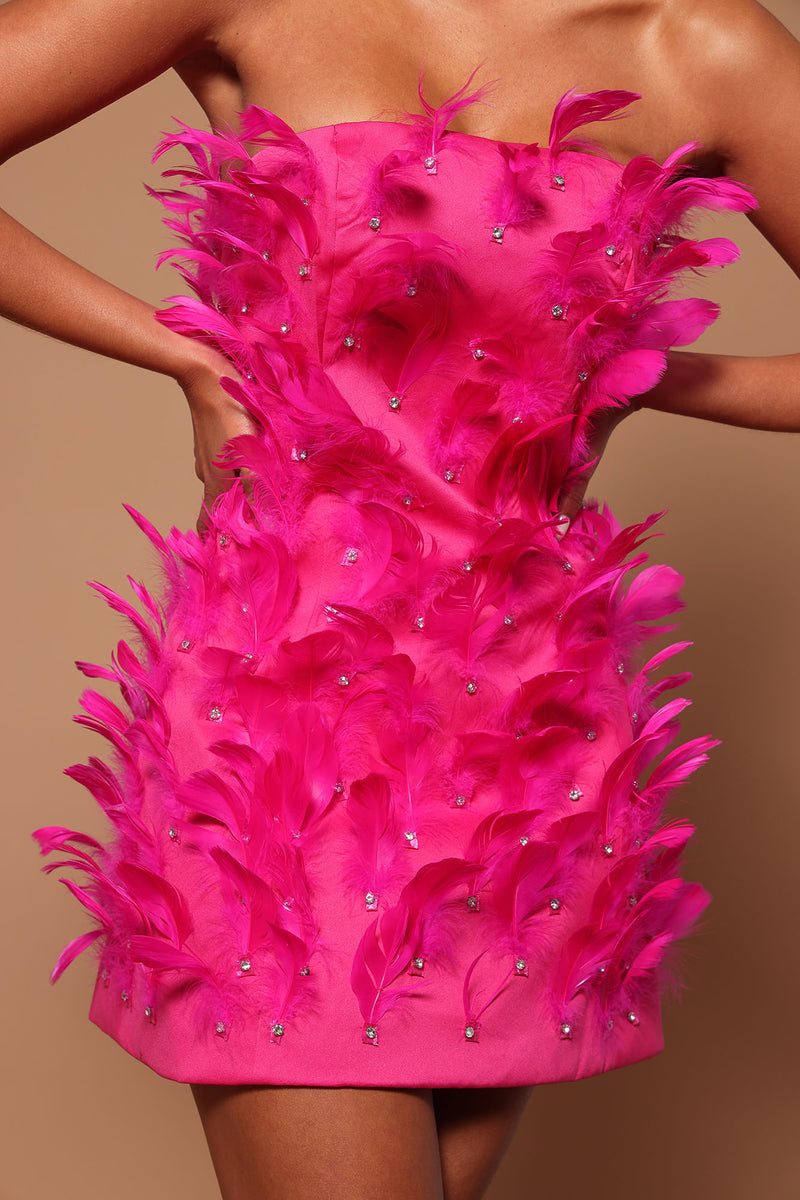 Hot pink on sale dress fashion nova