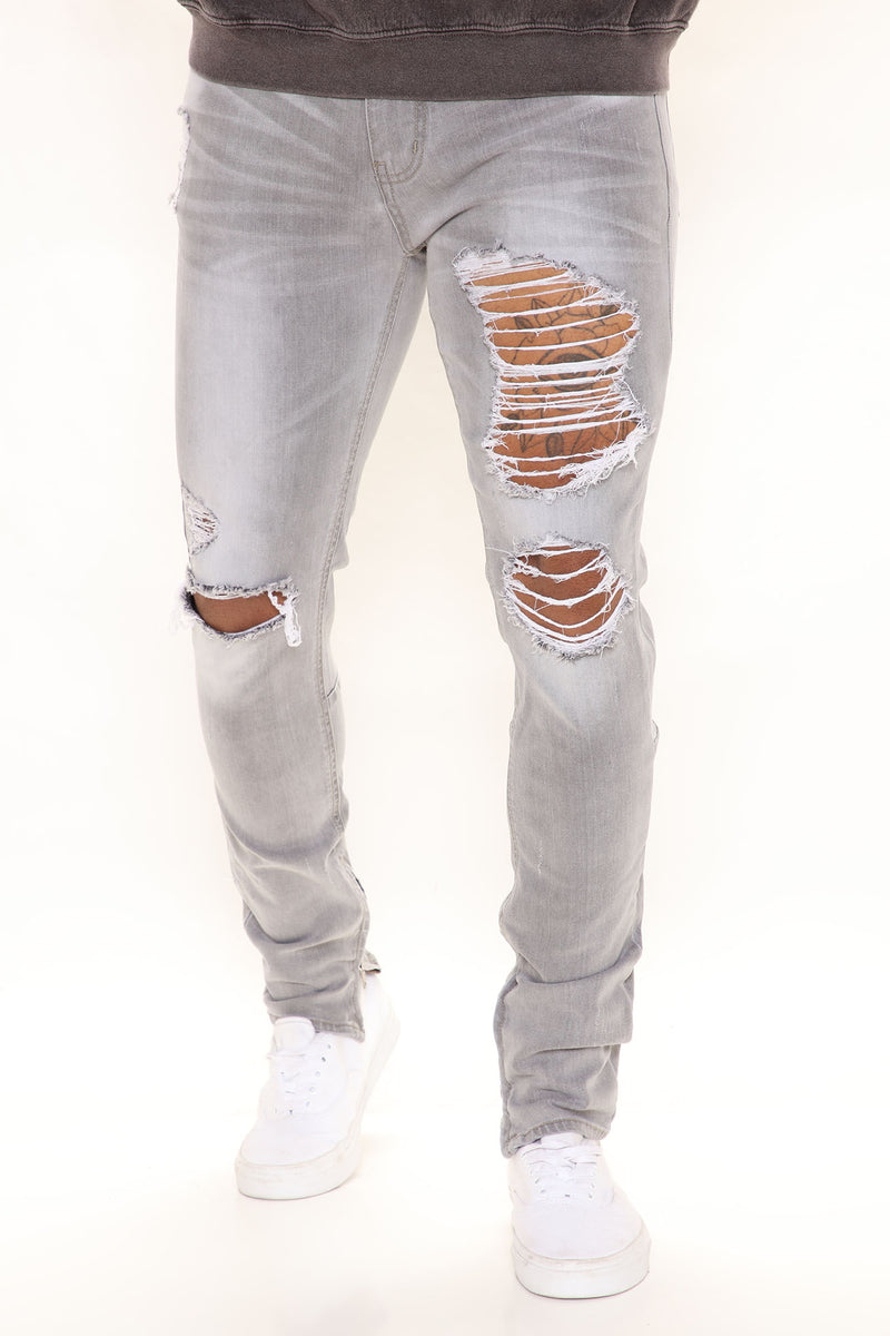 Grey fashion shop nova jeans