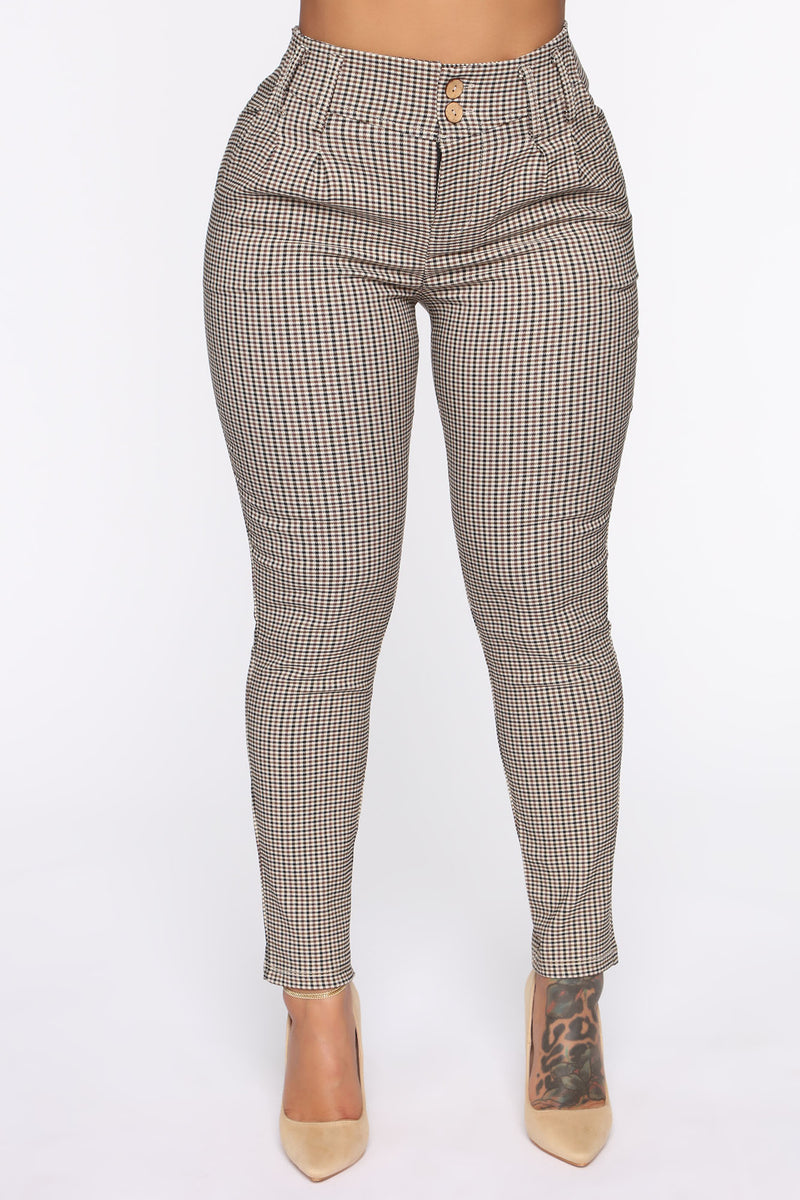 Fashion nova outlet plaid pants