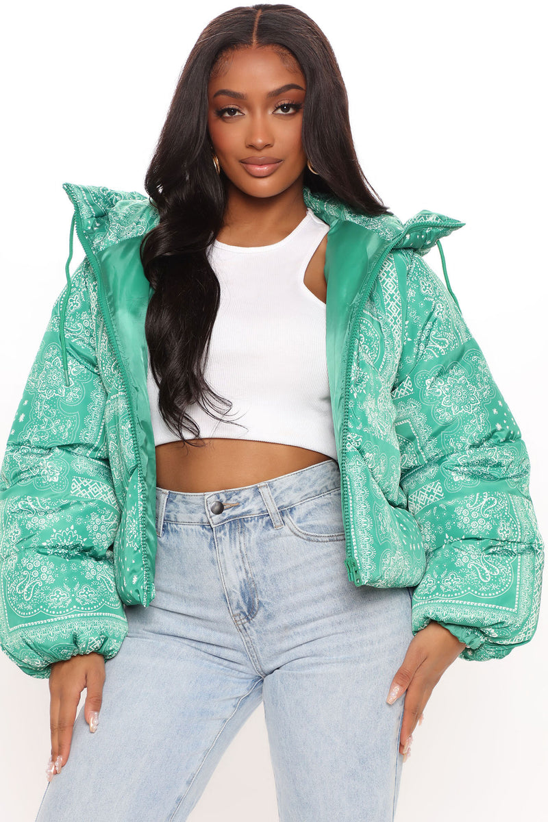 Pretty little thing puffer jacket 2025