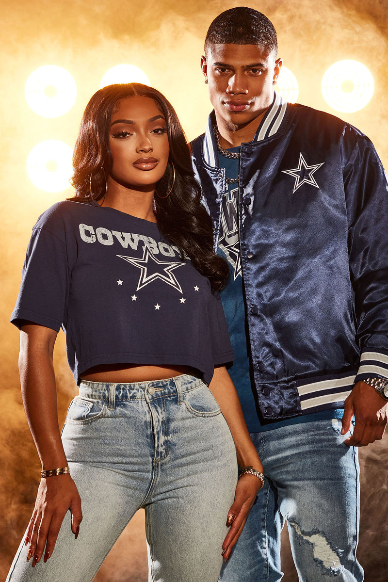 Dallas cowboys shop crop top hoodie