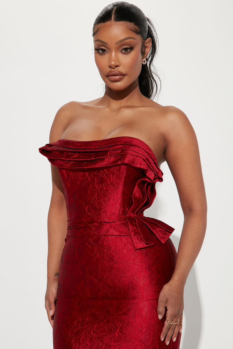 Making A Statement Gown Red Fashion Nova, Dresses Fashion Nova
