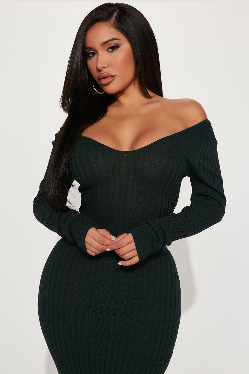 Fashion nova kallan knit hotsell dress