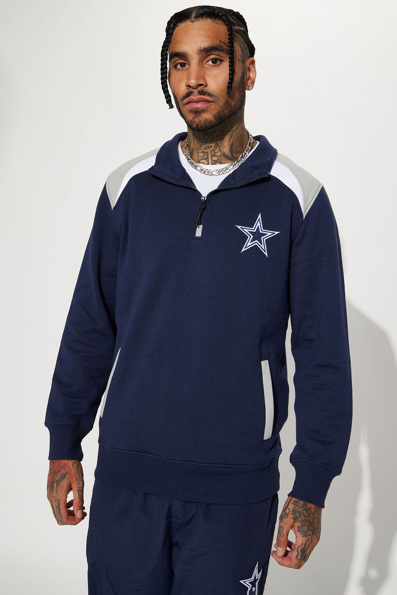 Dallas cowboys online quarter zip sweatshirt