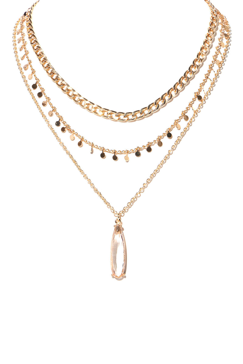 Crystal Goddess Necklace - Gold | Fashion Nova, Jewelry | Fashion Nova