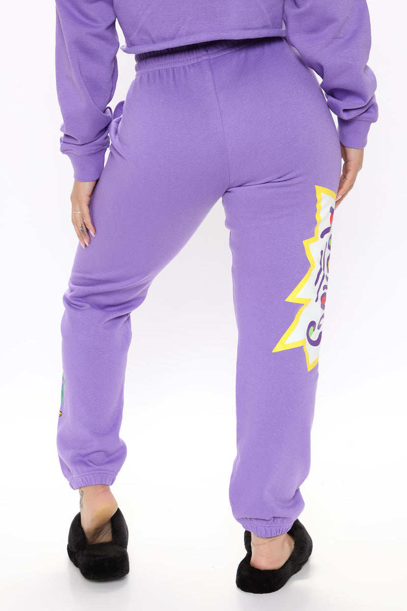 Daisy Days Susie Carmichael Sweatpants Purple Fashion Nova