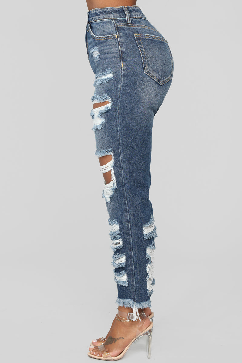 The Nova Risen High Rise Boyfriend Jeans main image 1