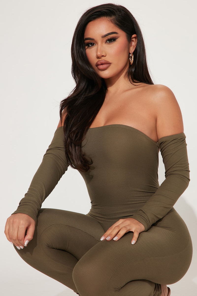 Soothe off the 2025 shoulder jumpsuit