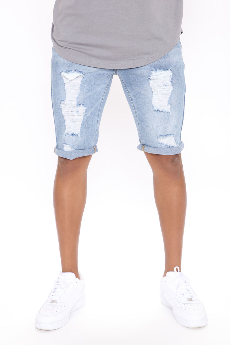 Vintage Men's Shorts - Grey - 35