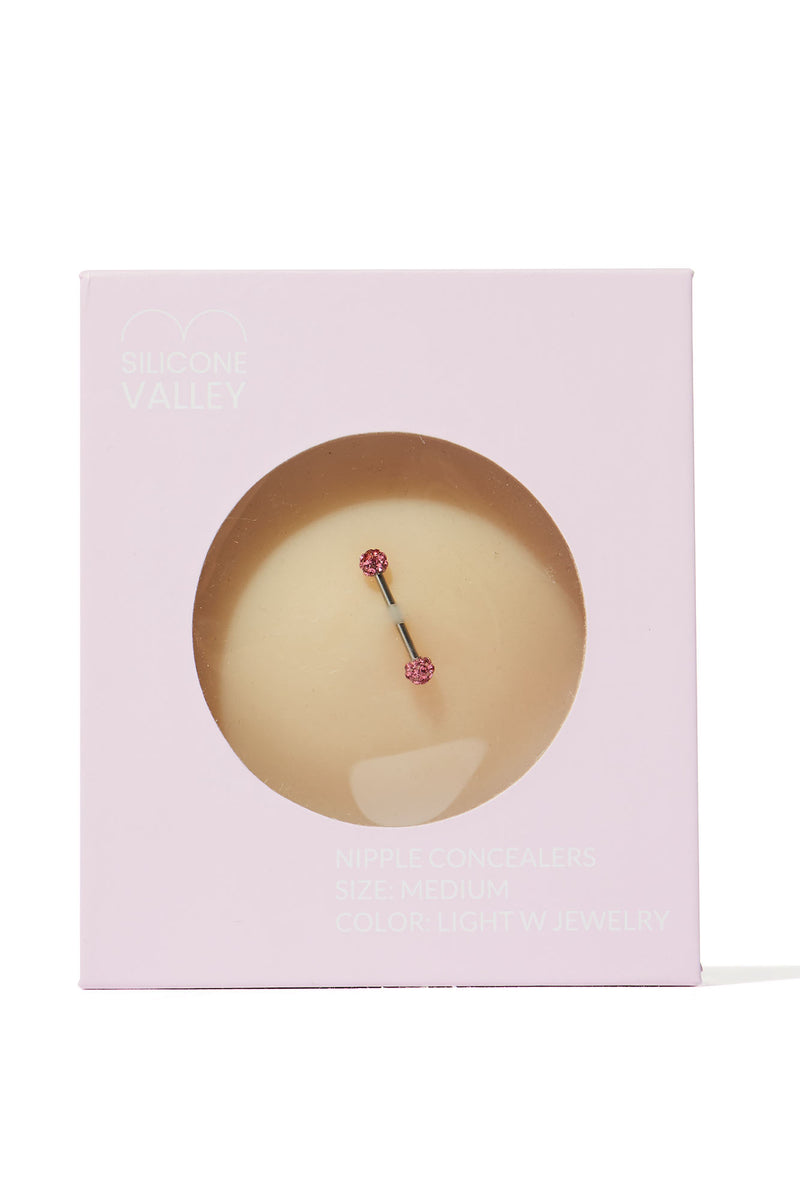 Are Those Real Faux Pierced Nipple Covers Nude Fashion Nova