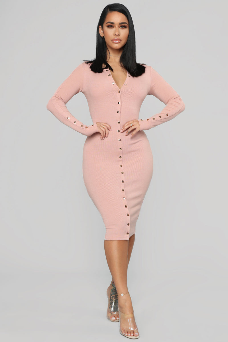 Vintage Jams Dress Mauve