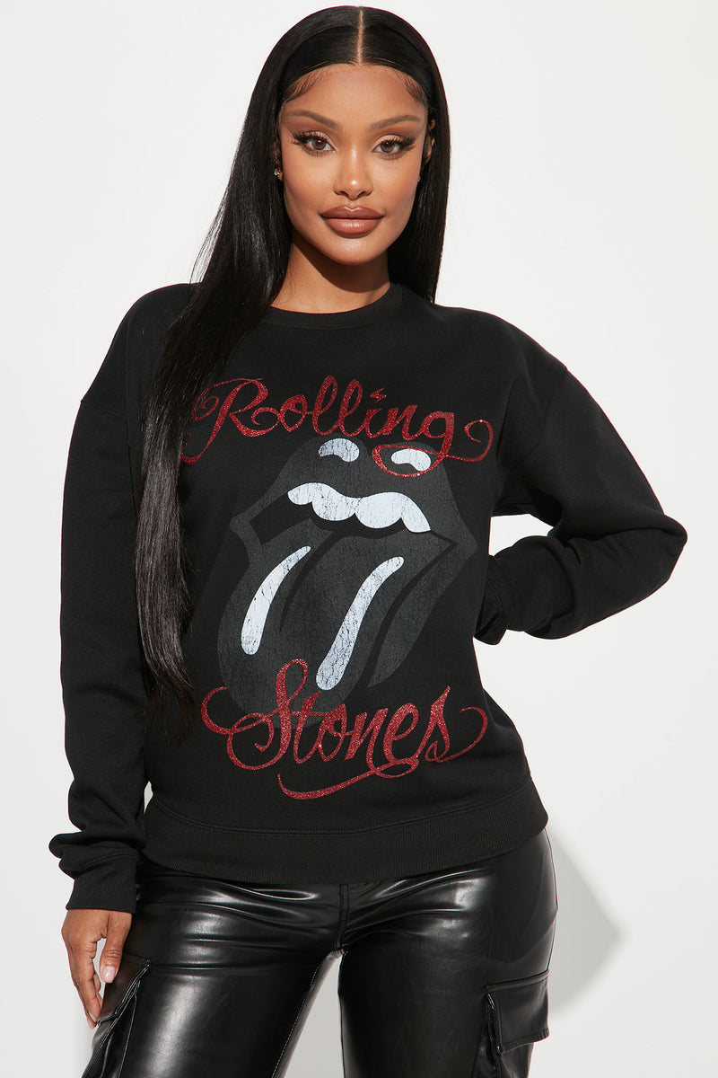 Rolling stones shop sequin sweatshirt