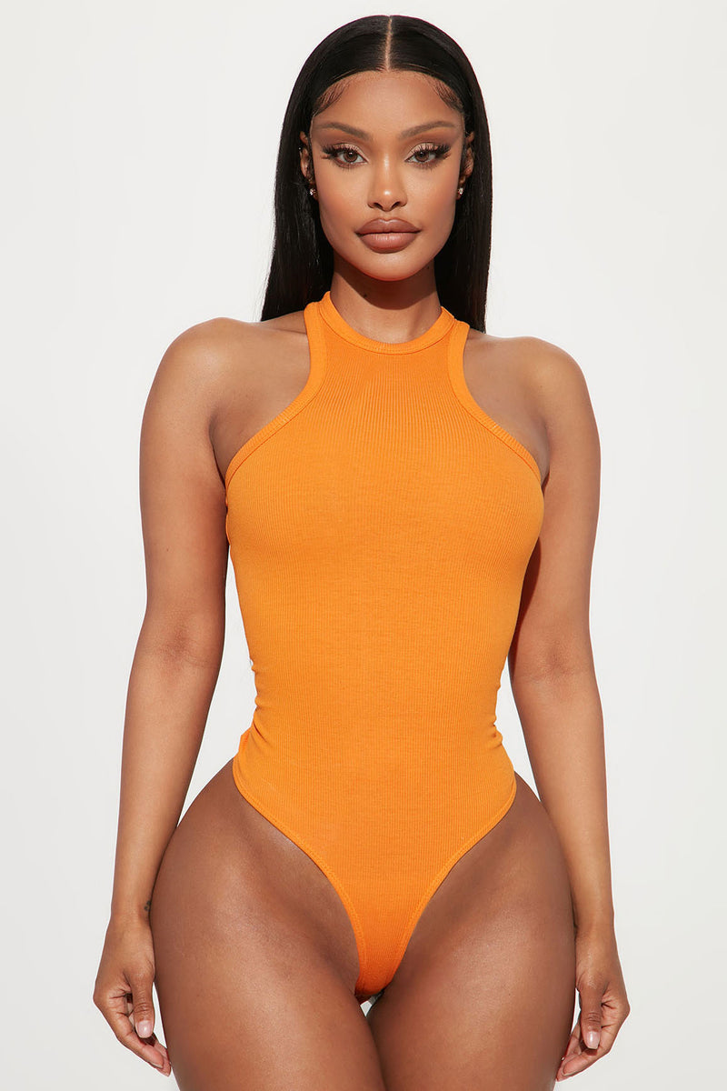 Orange bodysuit clearance