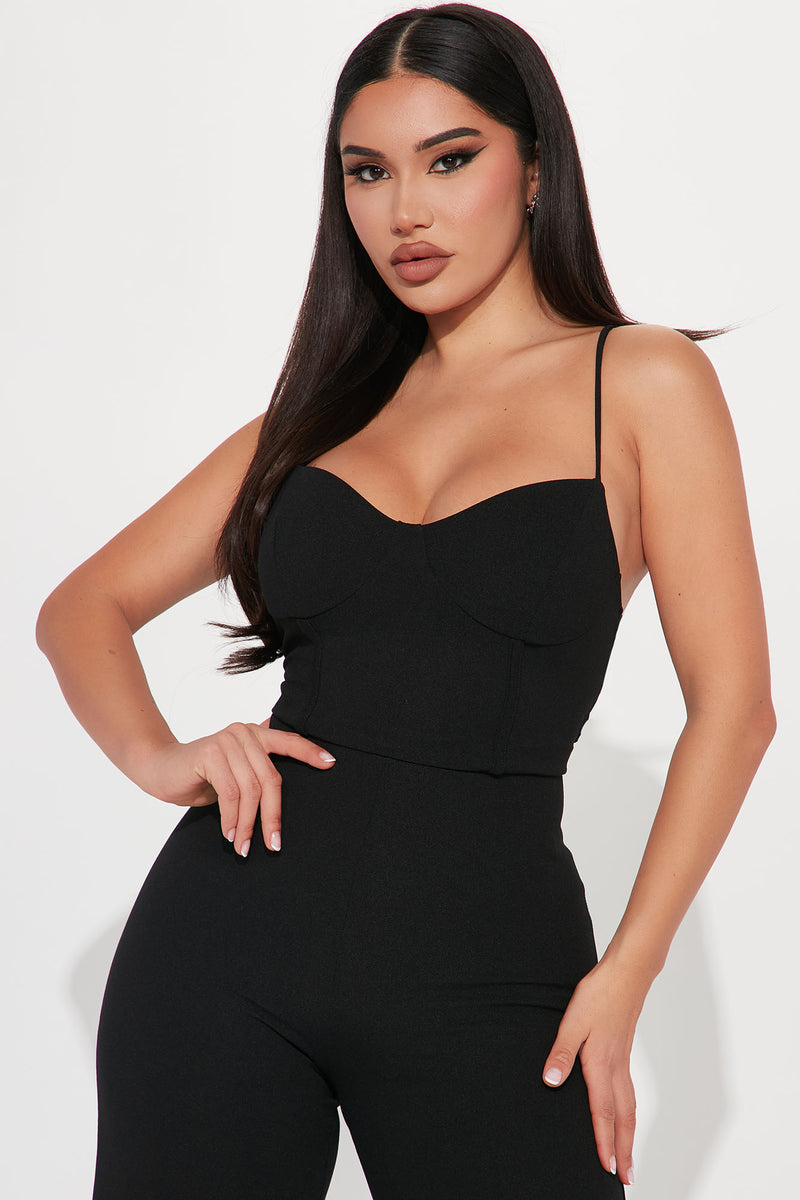 Taking Notes Jumpsuit Black