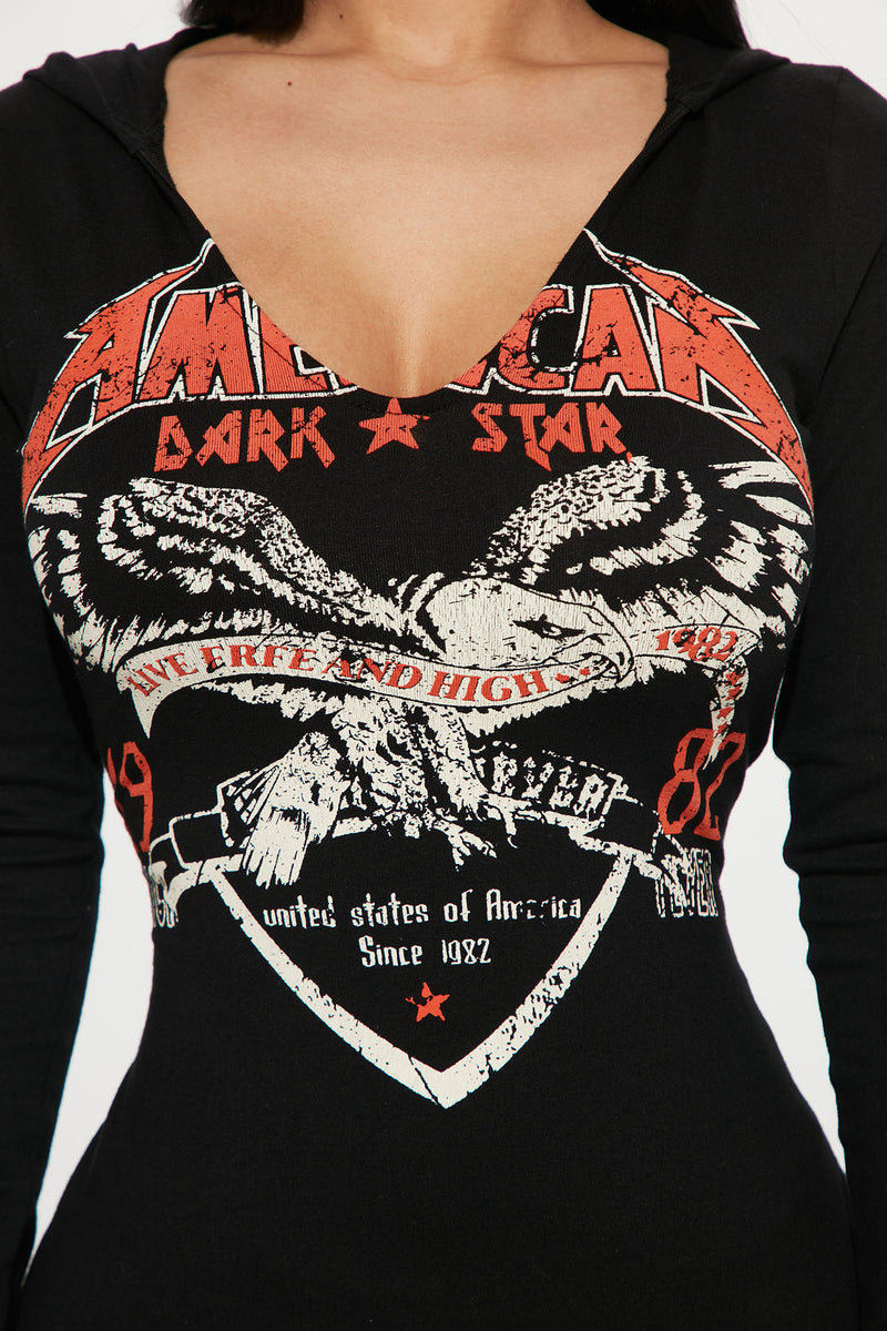 Dark store star dress