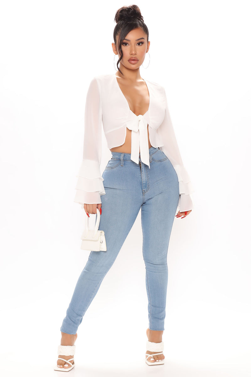 Fashion nova ruffle new arrivals top