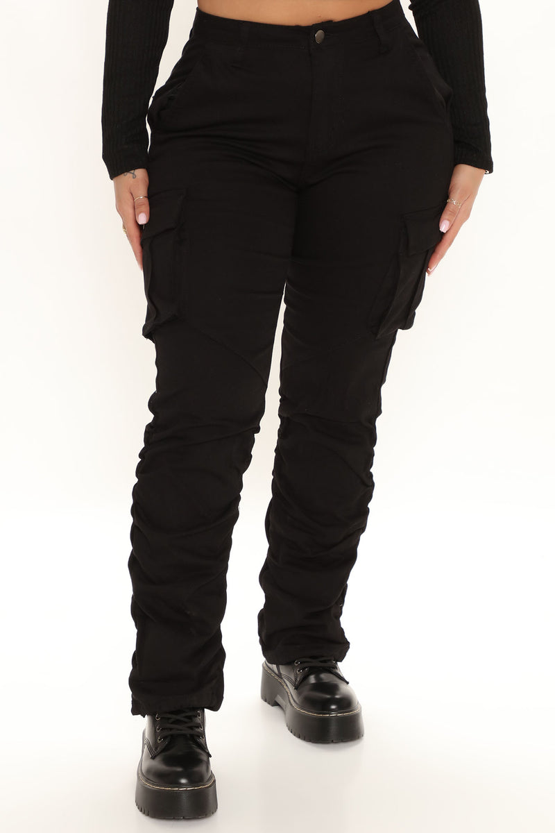 Tight black cargo pants outlet