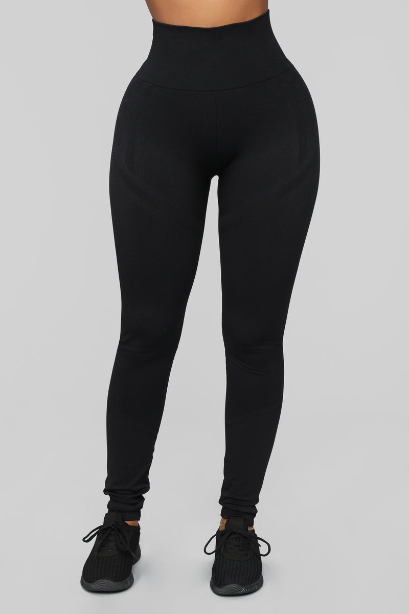 In Your Dreams Seamless Leggings Black Fashion Nova, Leggings