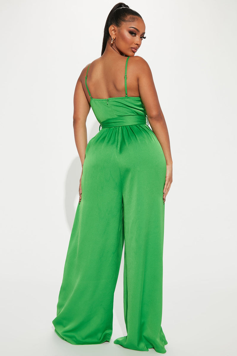 Emilia Jumpsuit Green Fashion Nova, Jumpsuits Fashion Nova