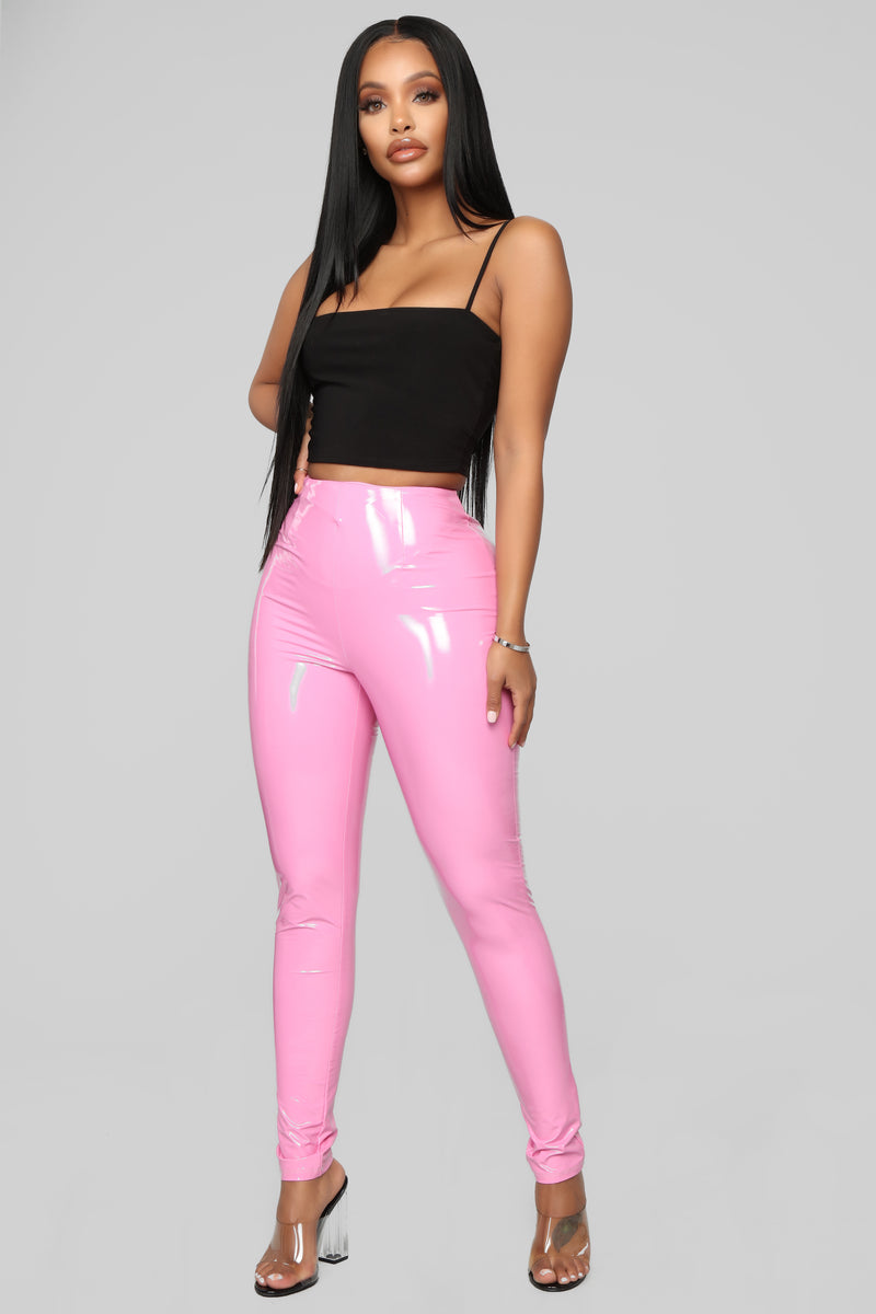 Brand Spanking New Vinyl Pants Pink