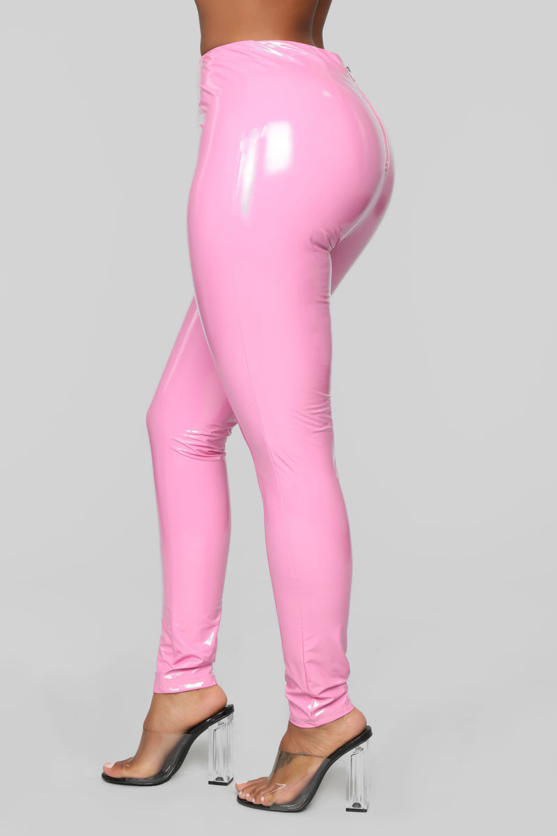 Vinyl pants fashion nova store