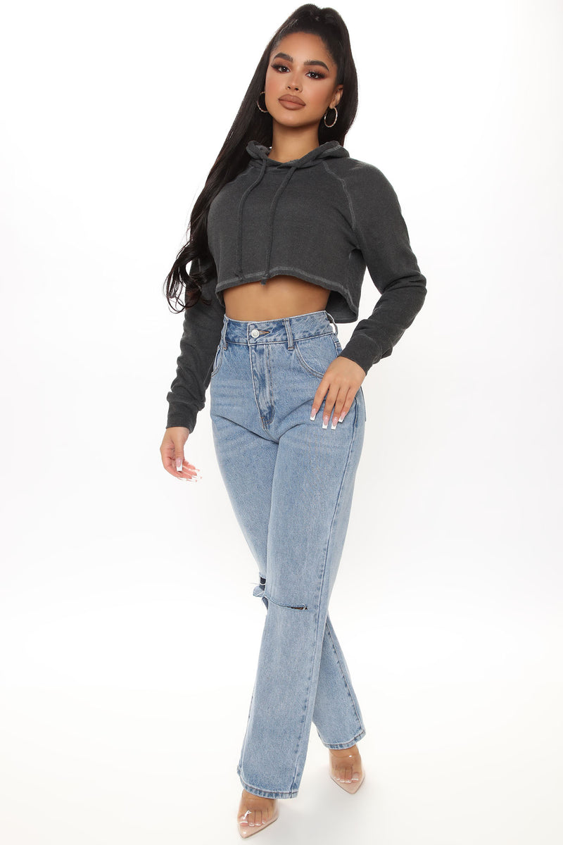 Cut out clearance hoodie fashion nova