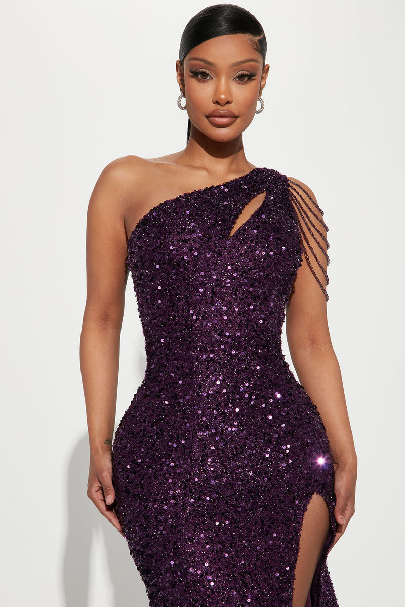Mauve hotsell glitter dress