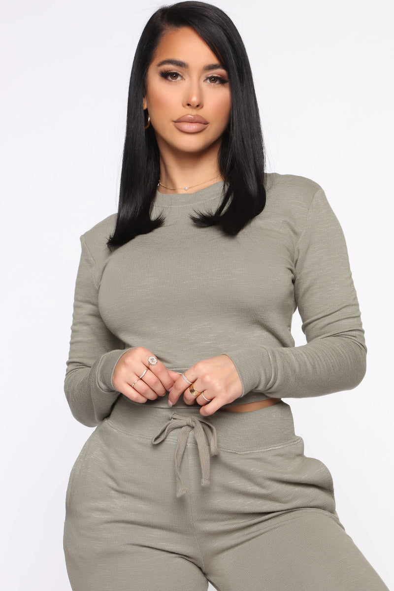 Slowing It Down Top - Olive | Fashion Nova, Knit Tops | Fashion Nova