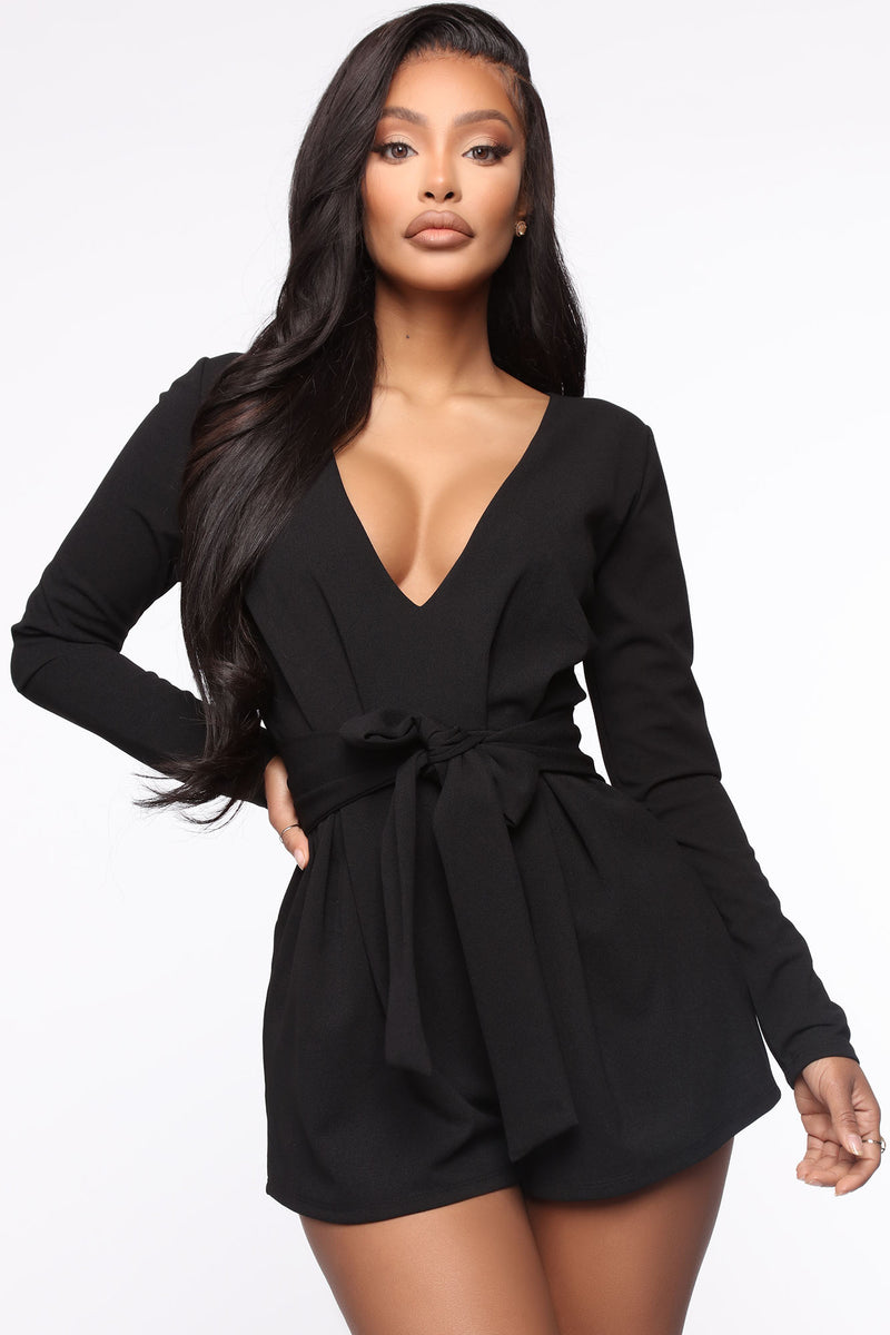 Honey Girl Romper Black Fashion Nova Rompers Fashion Nova