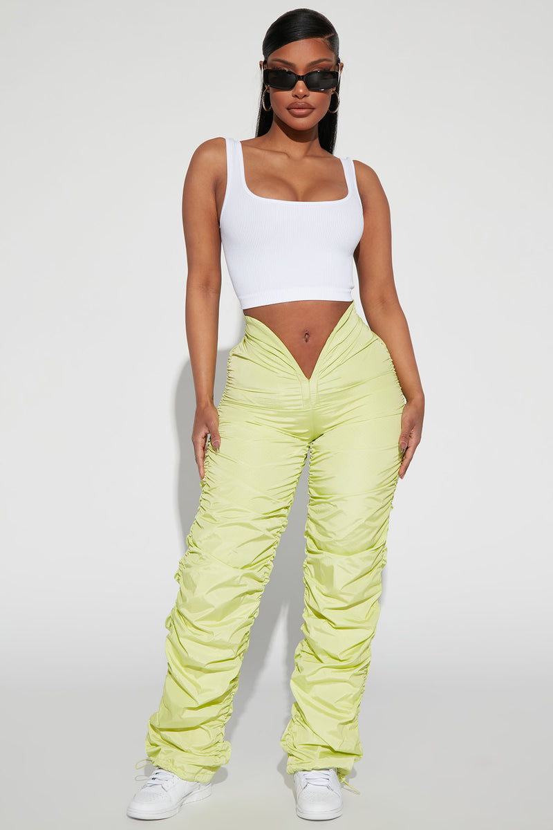 White and shop yellow crop top