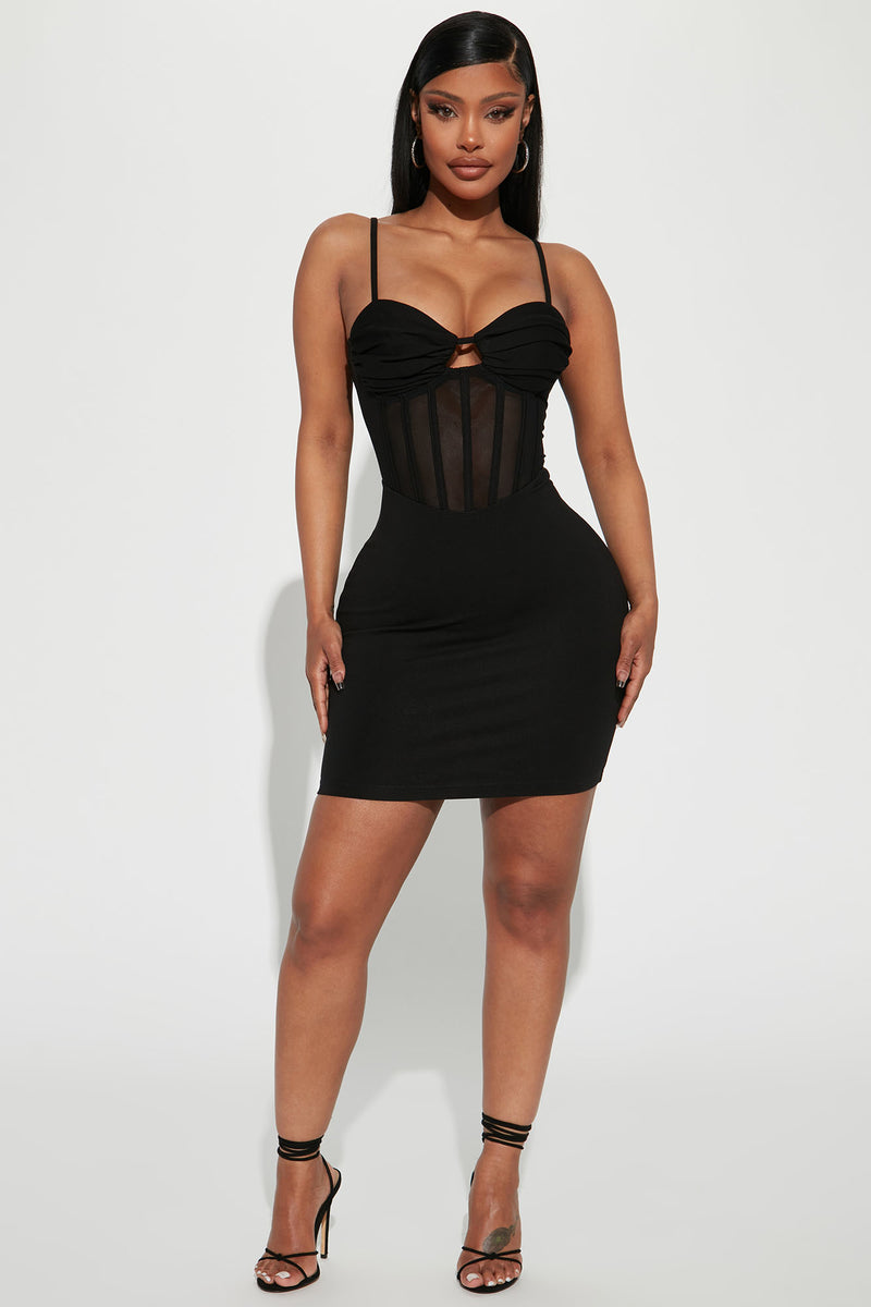 Black fashion nova dress hotsell
