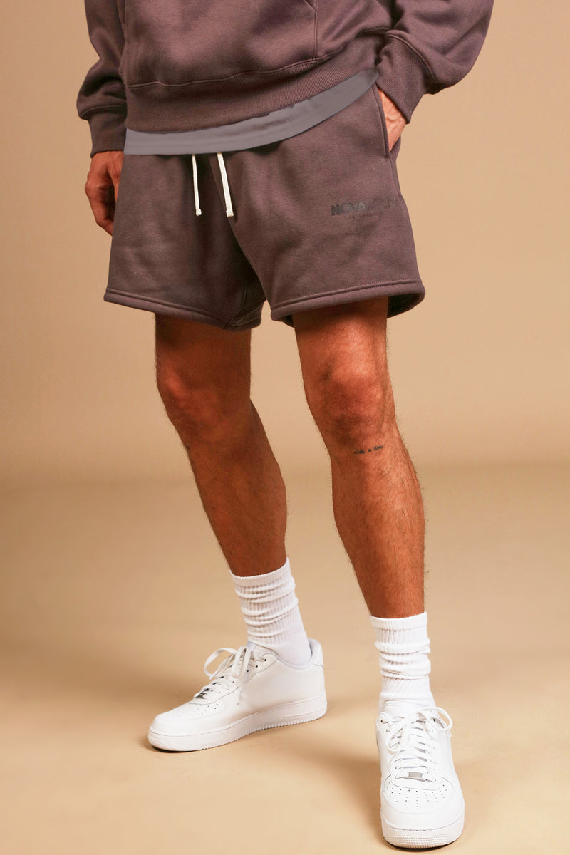 Tyson Everyday Sweat Shorts - Brown | Fashion Nova, Mens Shorts
