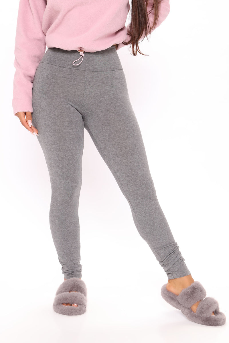 Brooke Leggings - Heather Grey, Fashion Nova, Leggings