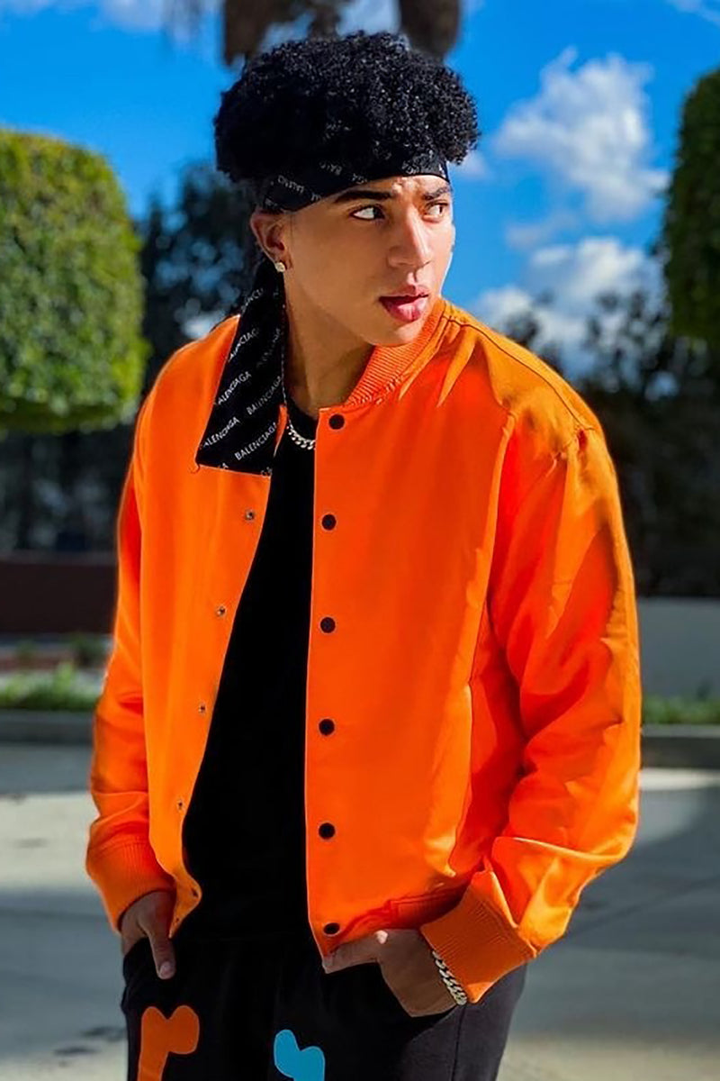 Neon orange deals jacket mens