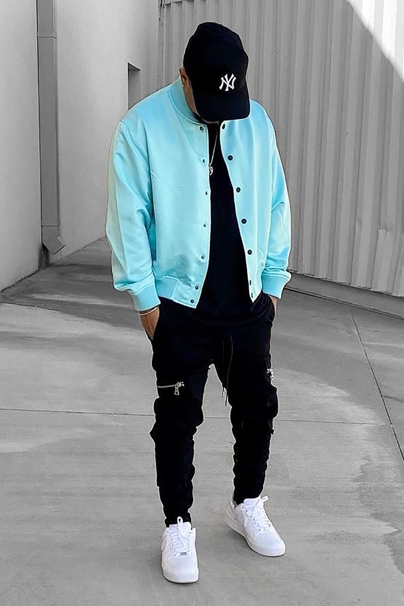 Ashton Essential Bomber Jacket Blue Fashion Nova, Mens Jackets