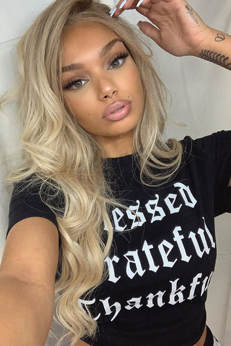 Blessed Above All Top - Black | Fashion Nova, Screens Tops and Bottoms ...