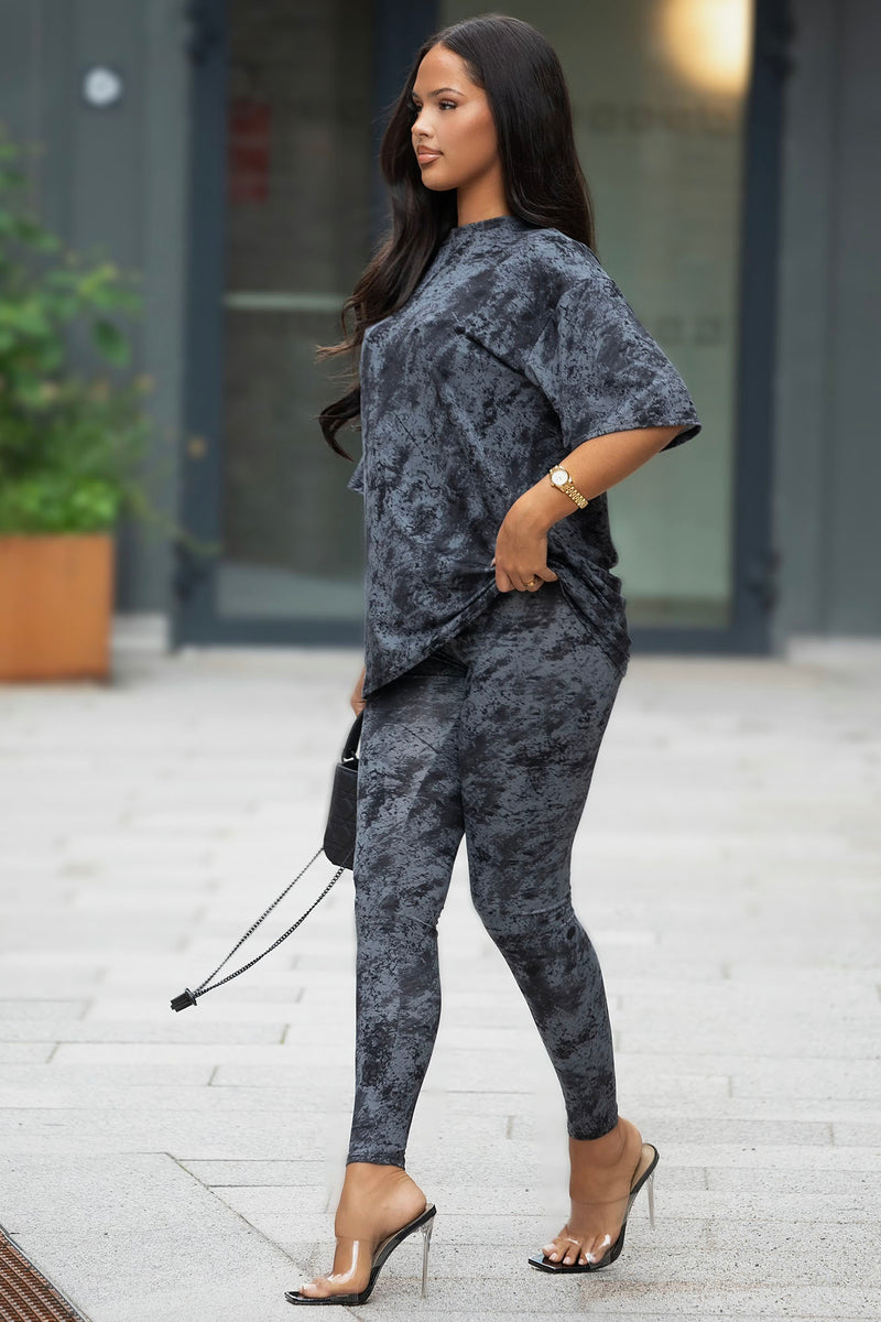 Womens Mini Chelsea Legging Set in Black size 5 by Fashion Nova