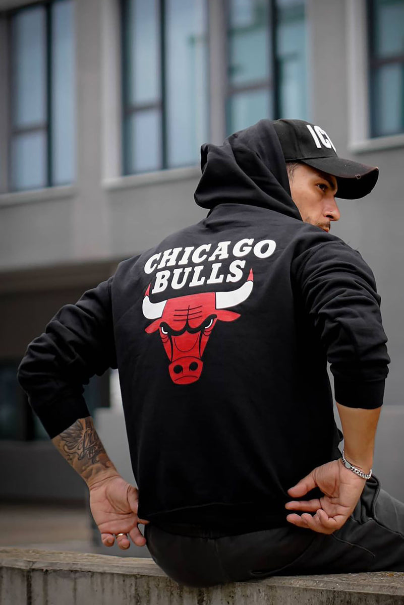 New Era NBA Chicago Bulls T-Shirt In Black